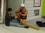 川崎駅地下街における出展と想定訓練
